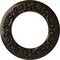 Ekena Millwork Ribbon with Bow Medallion (Canopies up to 7 1/2"), 12 1/4"OD x 7 1/2"ID x 7/8"P, Stone Hearth CM12RISHF - alternate 1